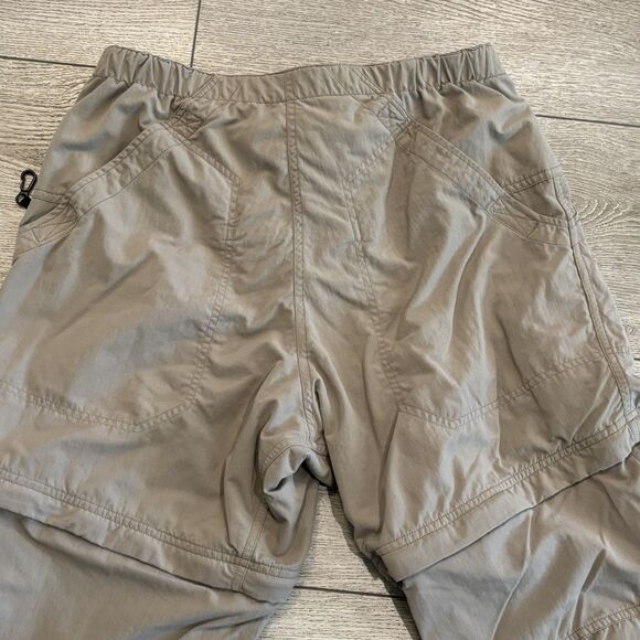 Mountain Hardwear Pants Mens Medium Beige Convertible Zip Off Leg Hiking Outdoor - Picture 9 of 10